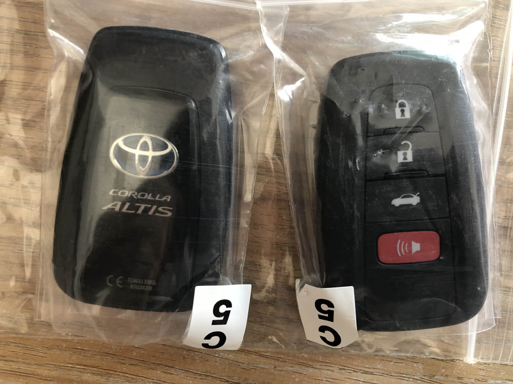 4A Chip TOYOTA Corolla ALTIS Smart Key 4 Buttons 434.42mhz FCC ID B2U2K2R