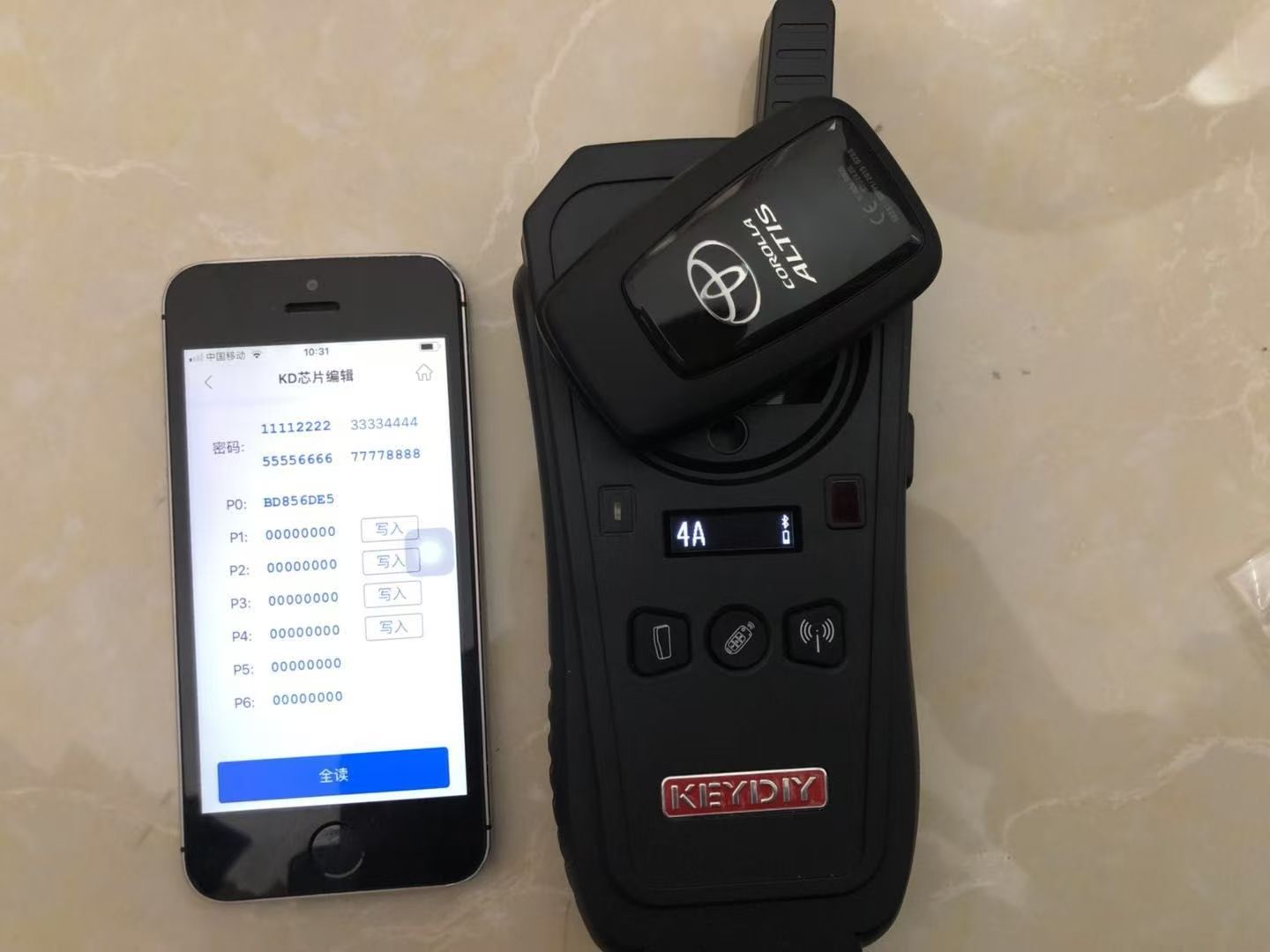4A Chip TOYOTA Corolla ALTIS Smart Key 4 Buttons 434.42mhz FCC ID B2U2K2R - Image 4
